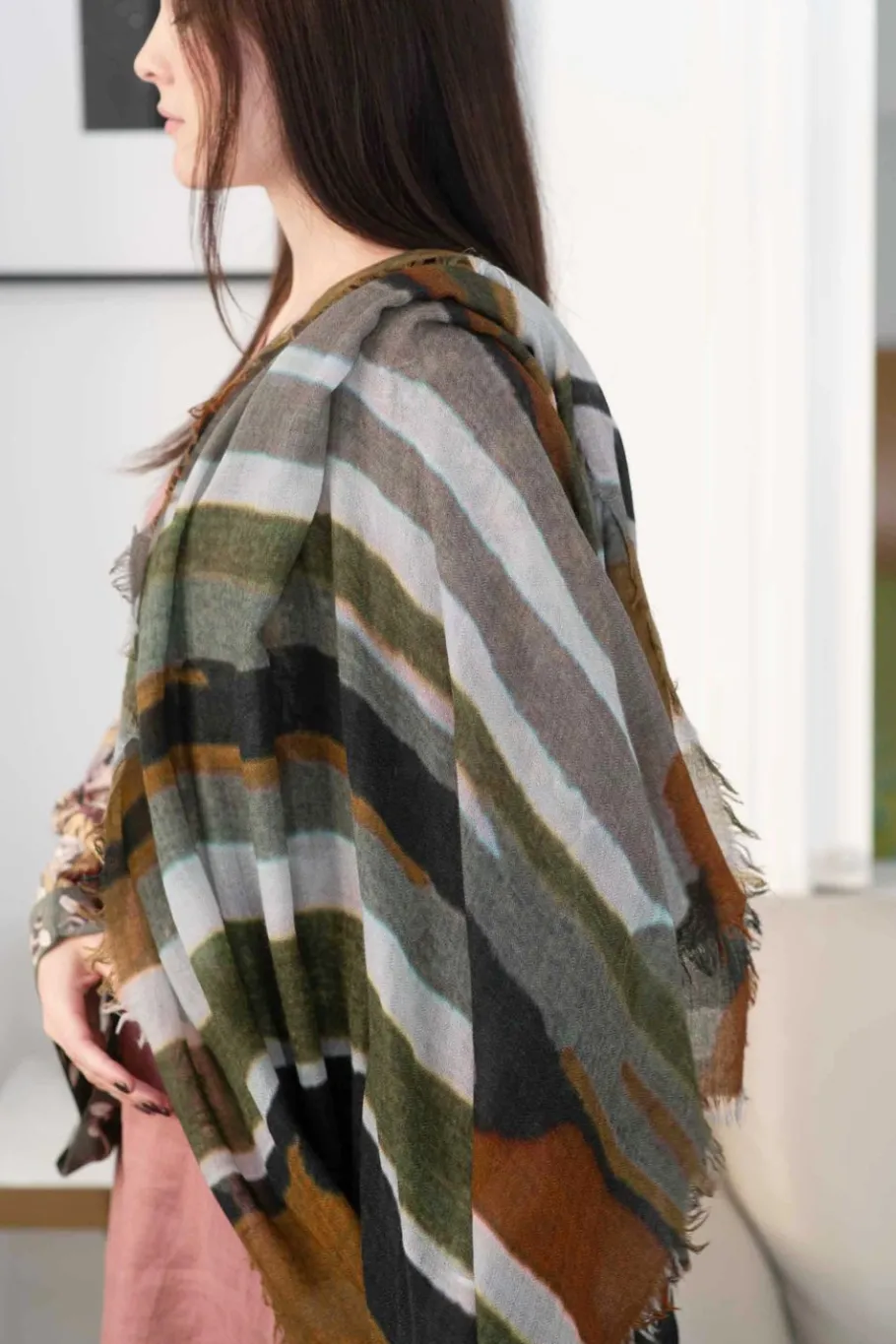 Women Lazybones Annica Scarf Woodland