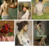 Women Lazybones Art Print Set - Femme