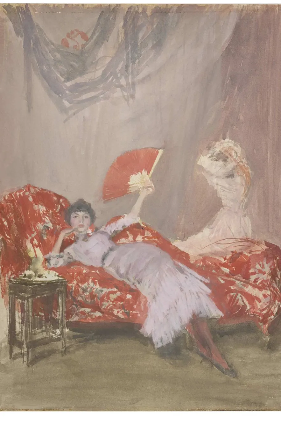 Women Lazybones Art Print Set - In The Boudoir