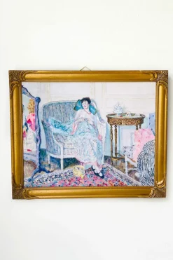 Women Lazybones Art Print Set - In The Boudoir