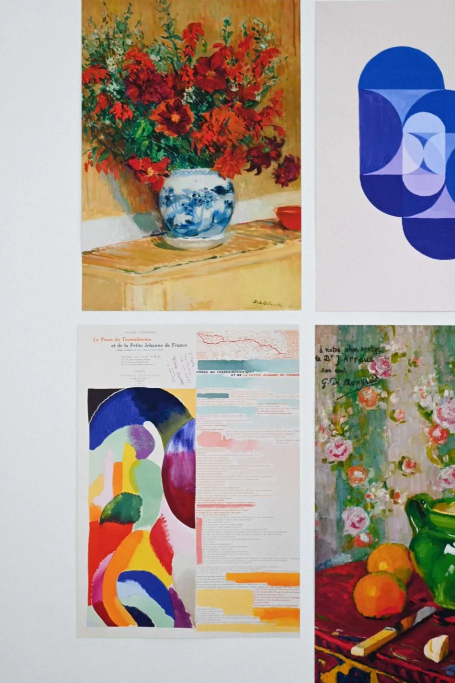 Women Lazybones Art Print Set - Mixed Flowers