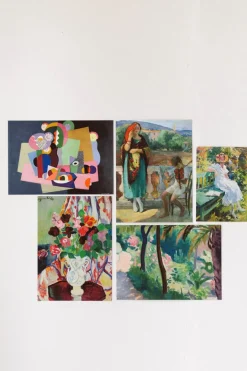 Women Lazybones Art Print Set - On The Balcony