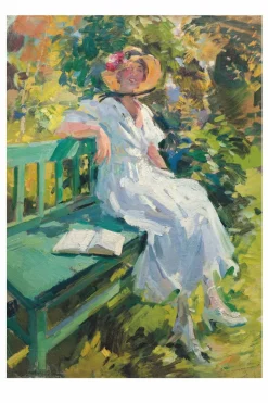 Women Lazybones Art Print Set - On The Balcony