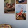 Women Lazybones Art Print Set - Two Friends