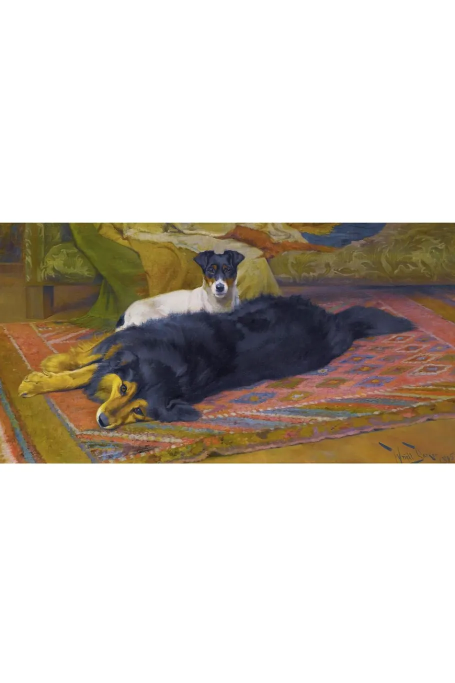 Women Lazybones Art Print Set - Two Friends