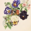 Women Lazybones Art Print Small Bouquet