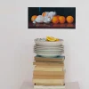 Women Lazybones Art Print Wrapped Oranges