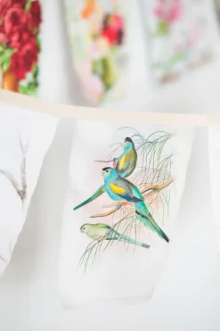 Women Lazybones Australian Birds Garland *Organic Cotton