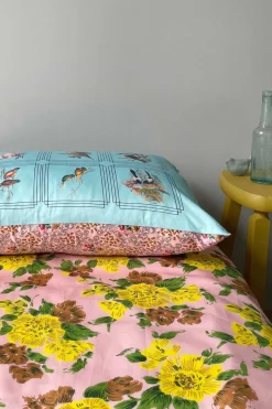 Women Lazybones Australian Birds Pillowcase Set *Organic Cotton