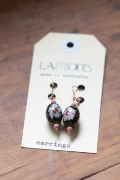 Women Lazybones Cloisonne Earrings