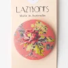 Women Lazybones Coral Floral Magnet