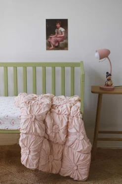 Women Lazybones Cot Quilt Rosette Tuscan Pink *Organic Cotton