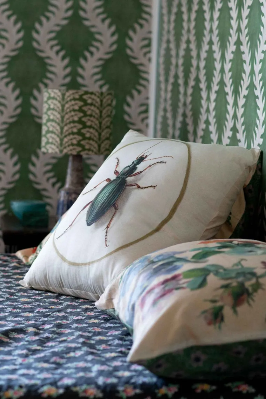 Women Lazybones Cushion Cover Golden Beetle