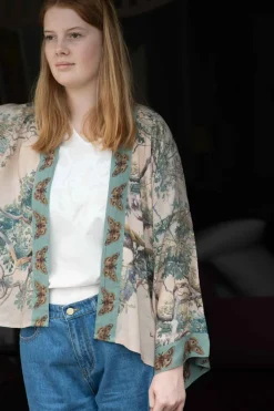 Women Lazybones Earth & Sky Kimono
