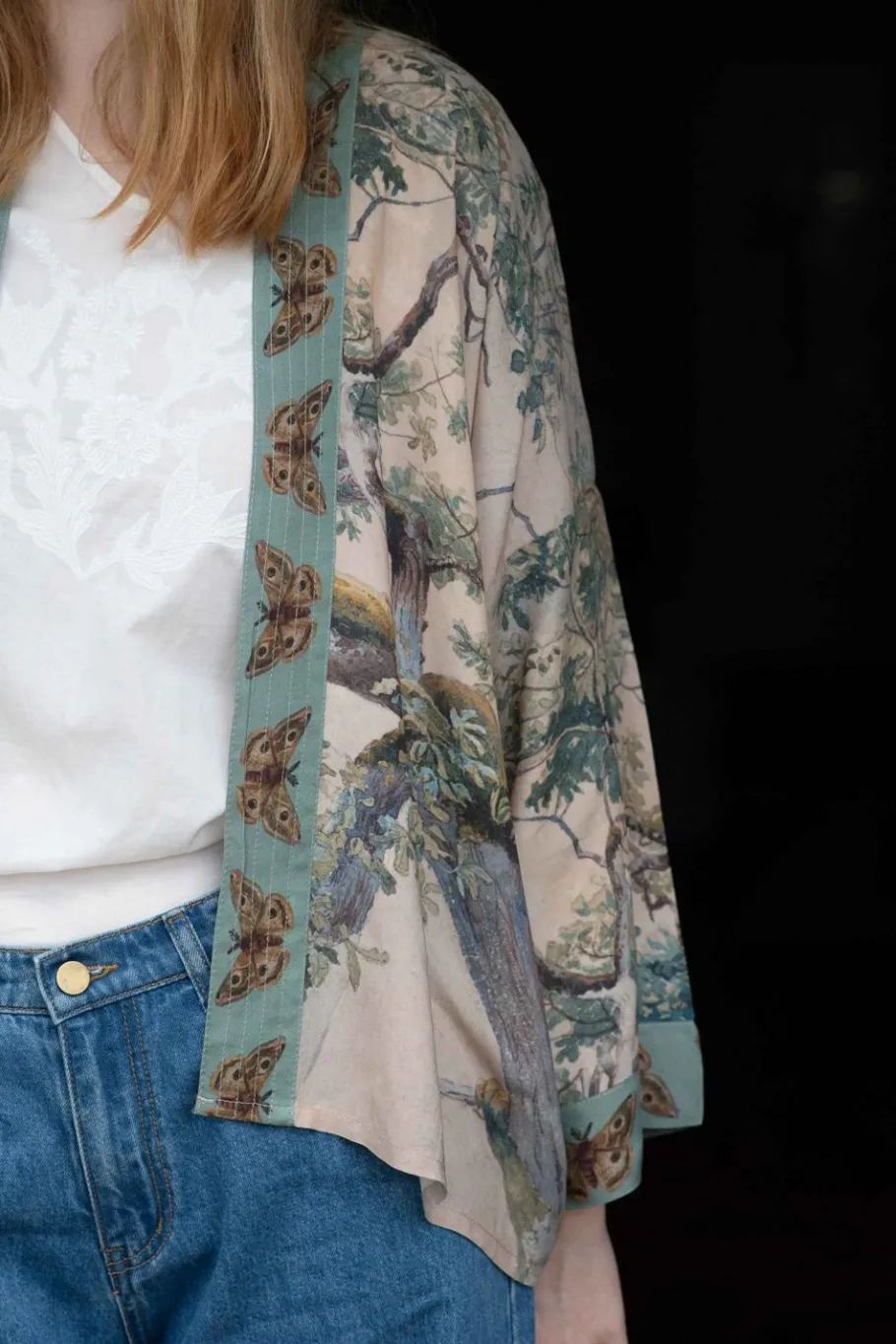 Women Lazybones Earth & Sky Kimono