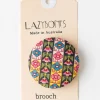 Women Lazybones Geo Brooch