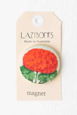 Women Lazybones Geranium Magnet