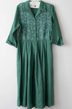 Women Lazybones Gianna Dress Evergreen