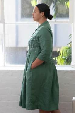 Women Lazybones Gianna Dress Evergreen
