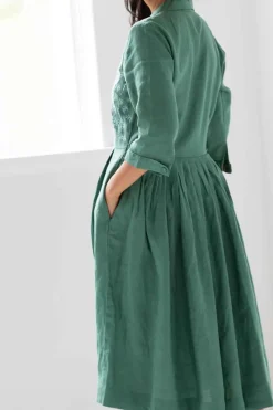 Women Lazybones Gianna Dress Evergreen