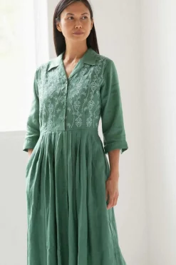 Women Lazybones Gianna Dress Evergreen