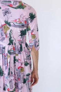 Women Lazybones Gianna Dress In Sorrento *Organic Cotton