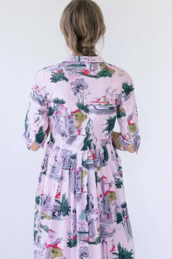 Women Lazybones Gianna Dress In Sorrento *Organic Cotton