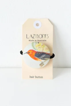 Women Lazybones Hair Button Honey Eater