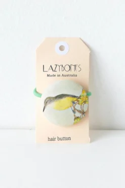Women Lazybones Hair Button In Robin