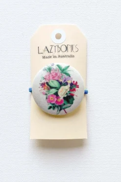 Women Lazybones Hair Button Posy