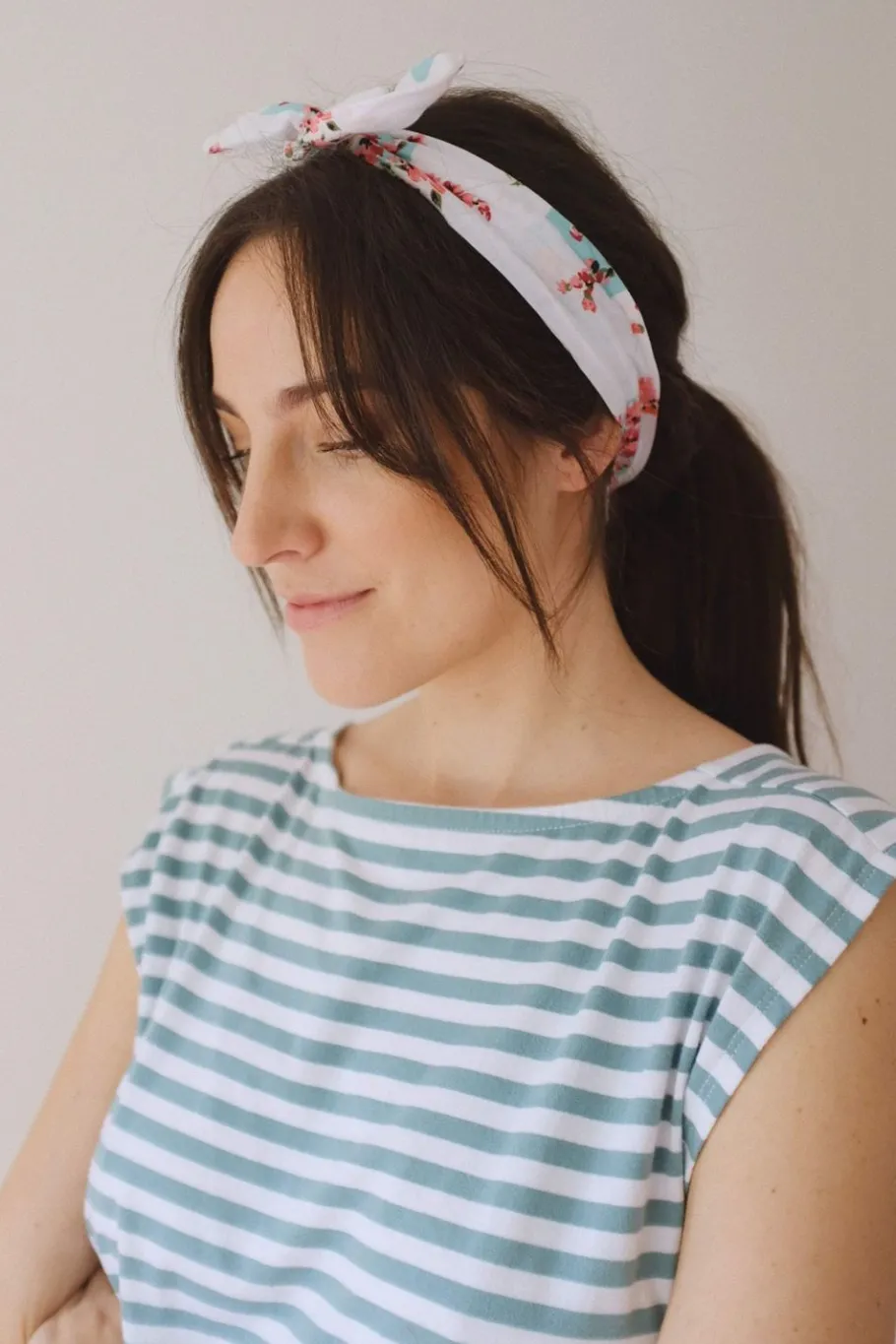 Women Lazybones Hair Wrap In Coral Bay