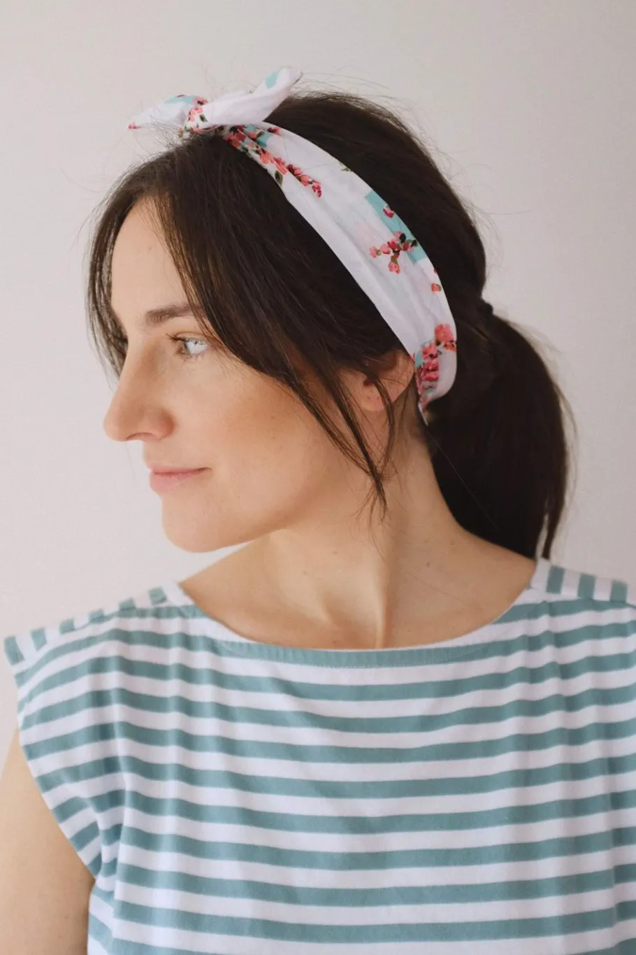Women Lazybones Hair Wrap In Coral Bay