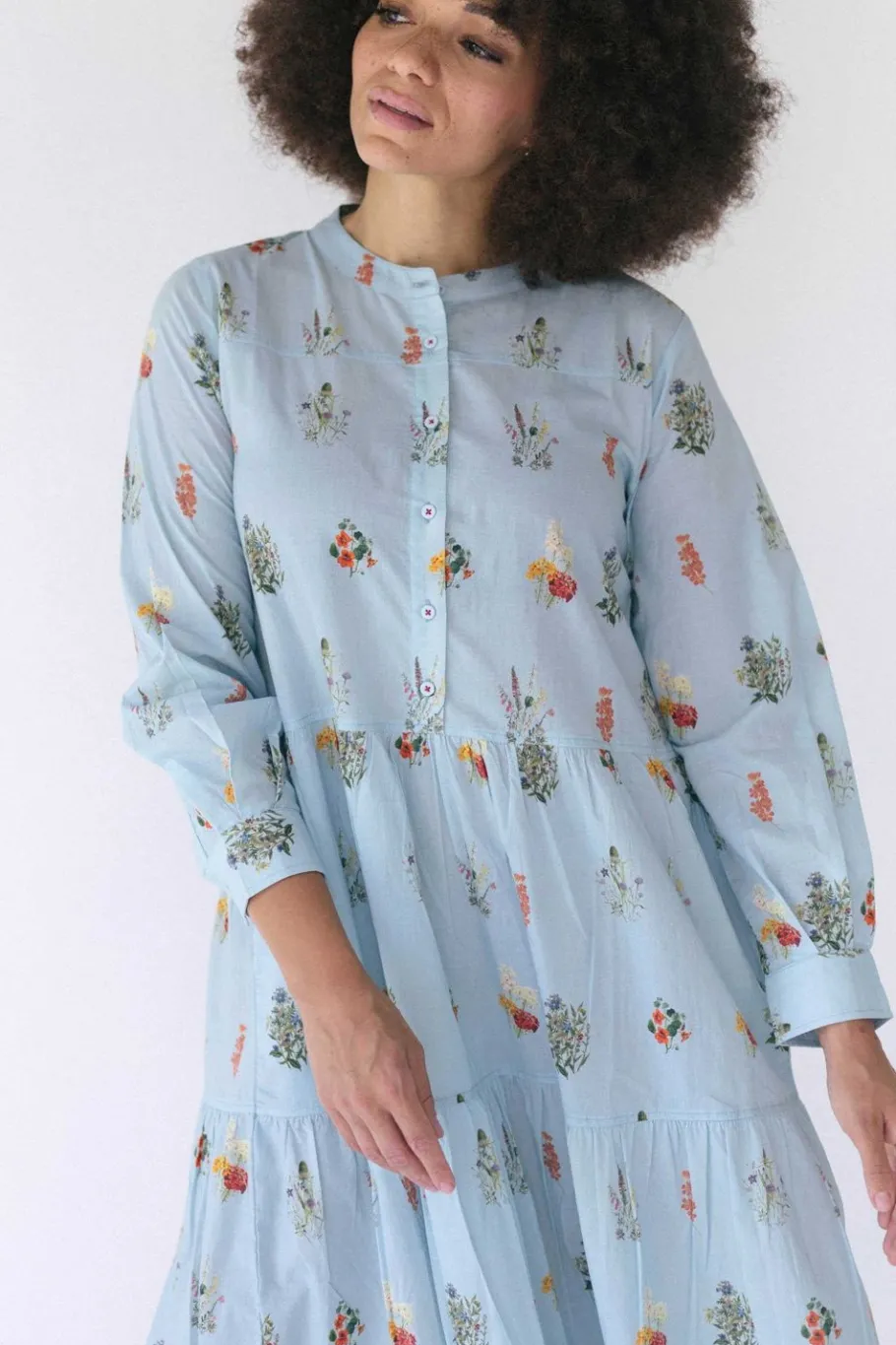 Women Lazybones Ingrid Dress Wildflowers *Organic Cotton