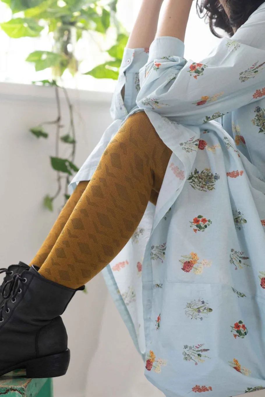 Women Lazybones Ingrid Dress Wildflowers *Organic Cotton
