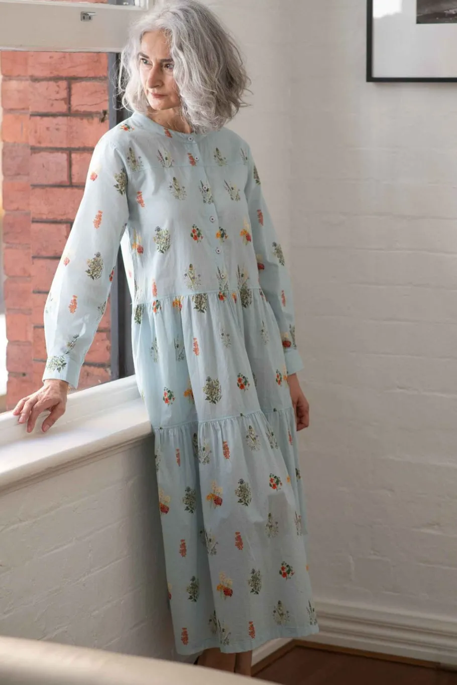 Women Lazybones Ingrid Dress Wildflowers *Organic Cotton