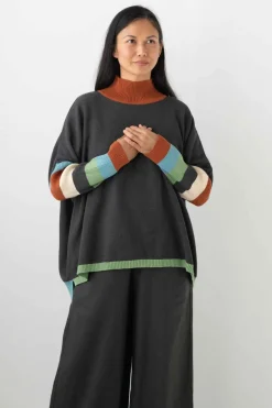 Women Lazybones Josie Jumper Charcoal