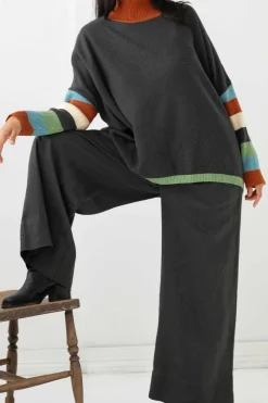 Women Lazybones Josie Jumper Charcoal