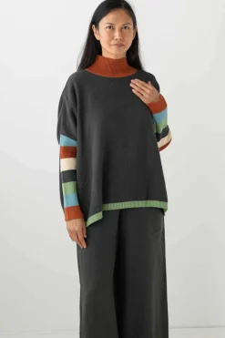 Women Lazybones Josie Jumper Charcoal