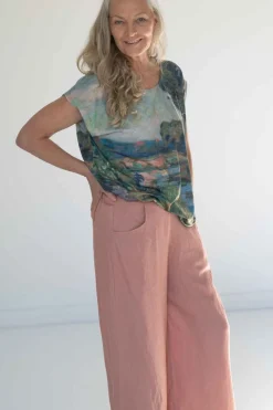 Women Lazybones Leila Top Landscape *Organic Cotton