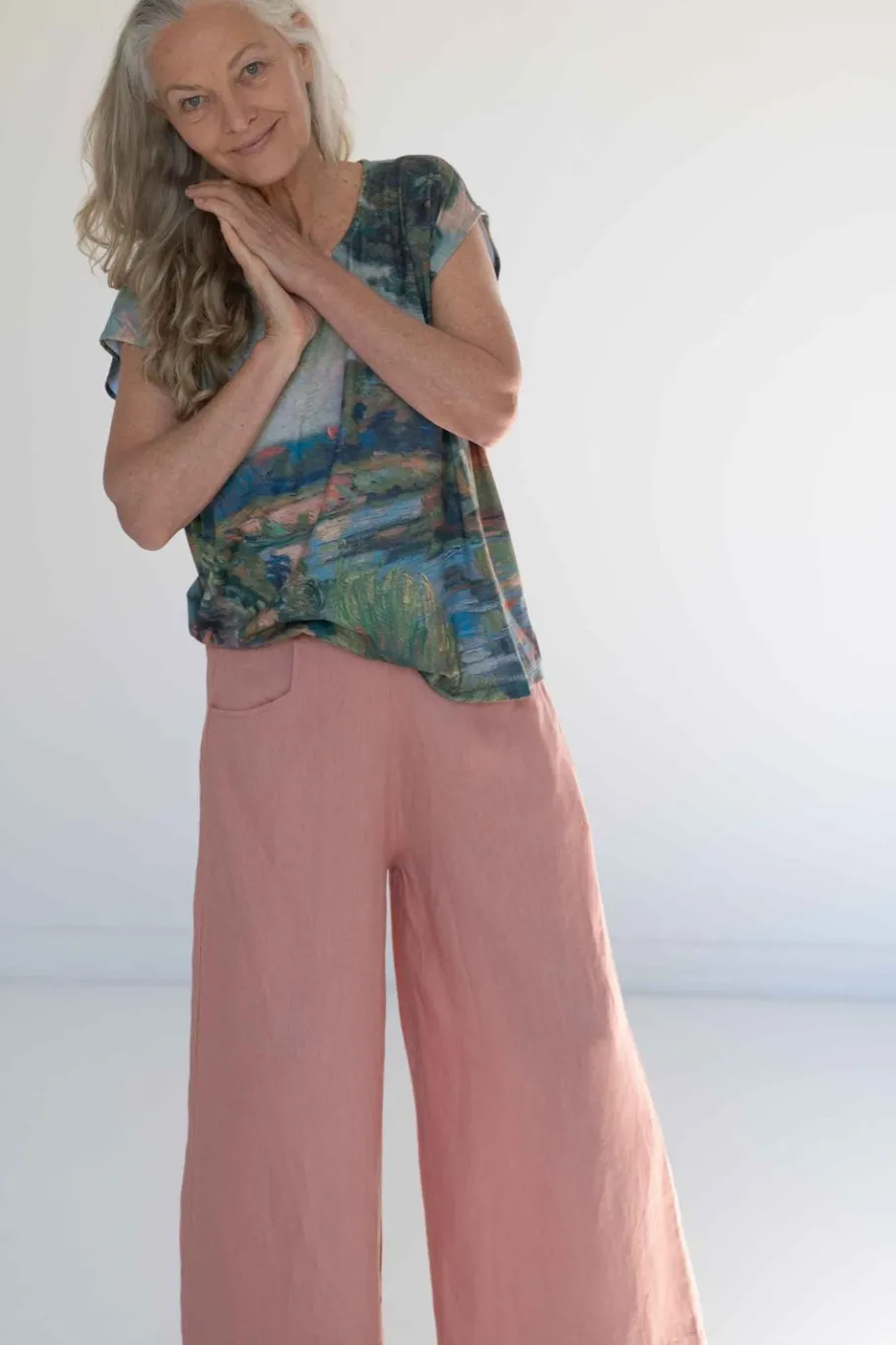 Women Lazybones Leila Top Landscape *Organic Cotton