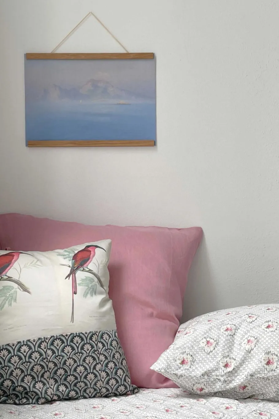 Women Lazybones Linen Euro Set In Rose