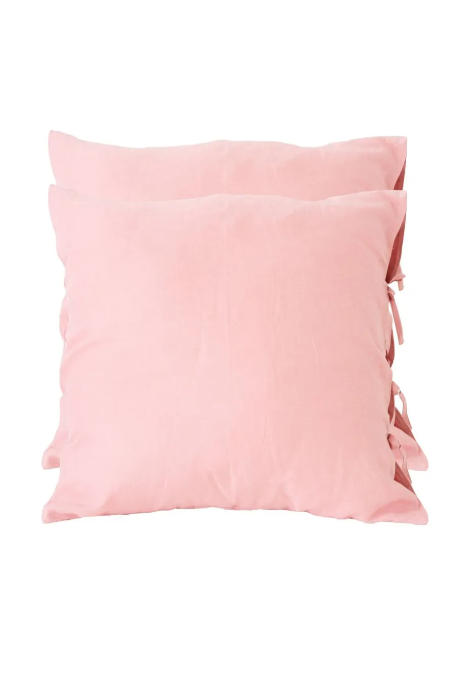 Women Lazybones Linen Euro Set In Rose