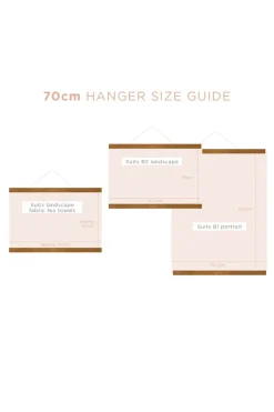 Women Lazybones Magnetic Print Hanger 70Cm