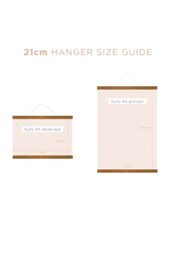 Women Lazybones Magnetic Print Hanger 21Cm