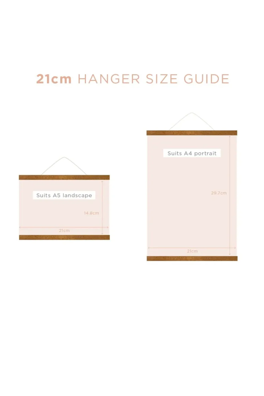 Women Lazybones Magnetic Print Hanger 21Cm