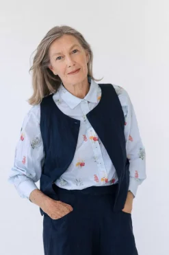 Women Lazybones Marlo Vest In Dark Navy