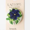 Women Lazybones Morning Glory Brooch