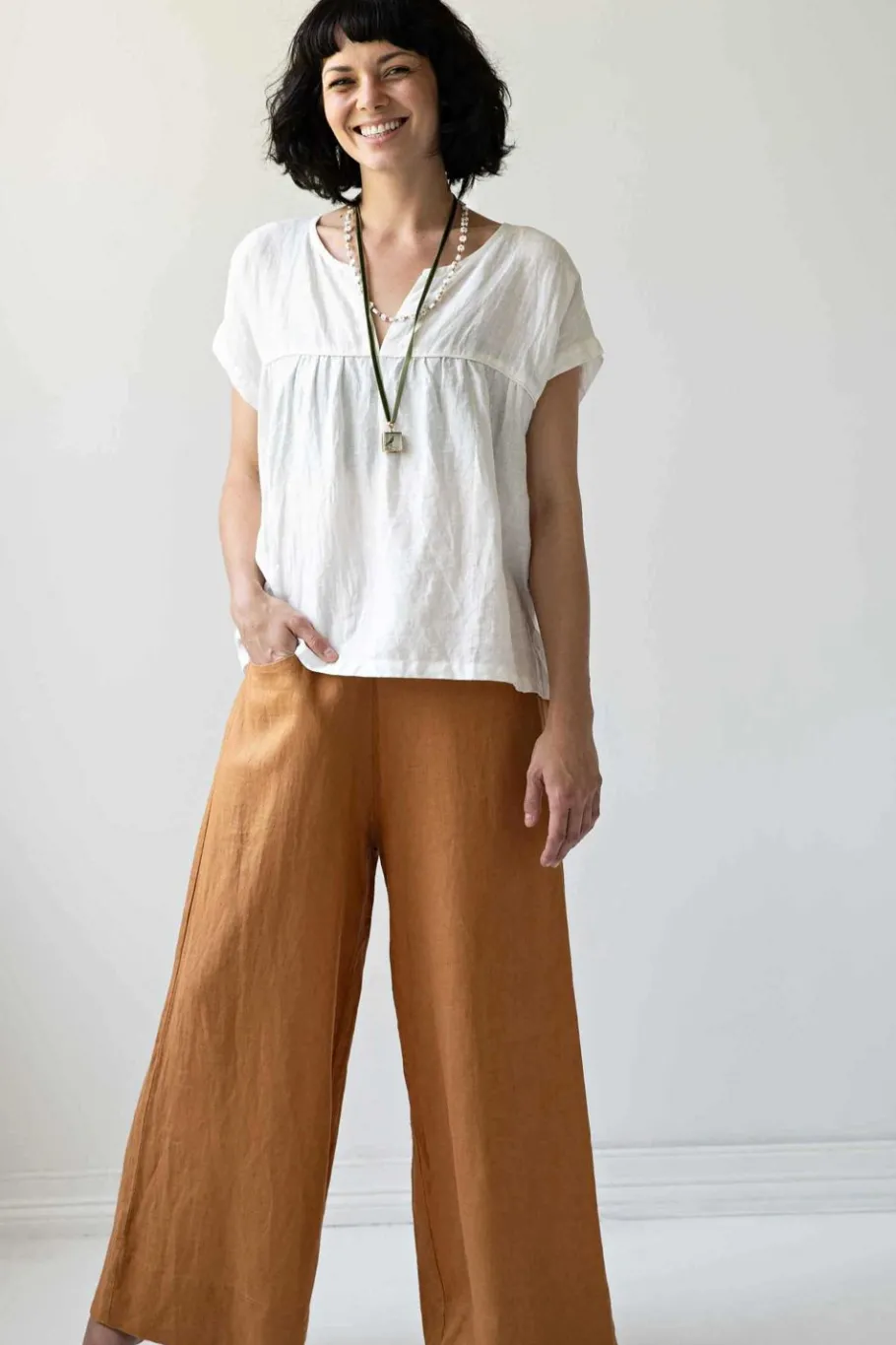 Women Lazybones Ollie Pant Caramel