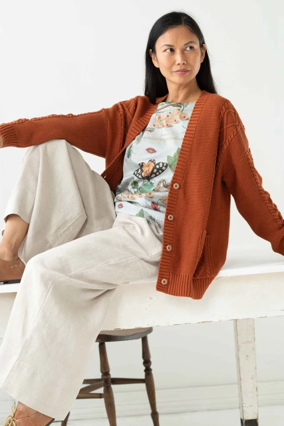 Women Lazybones Ollie Pant Oatmeal