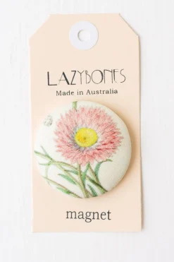 Women Lazybones Paper Daisy Magnet